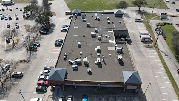 Commercial roof maintenance photo